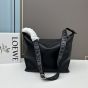 LOEWE Cubi crossbody bag in supple smooth calfskin and jacquard