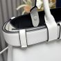 Prada Buckle small leather handbag with belt