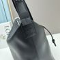 LOEWE Cubi crossbody bag in supple smooth calfskin and jacquard