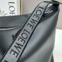LOEWE Cubi crossbody bag in supple smooth calfskin and jacquard