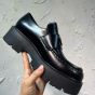 Prada Brushed leather loafers