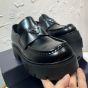 Prada Brushed leather loafers