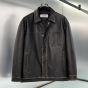 LOEWE Zip-up overshirt in nappa calfskin