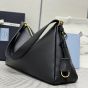 Prada Aimée large leather shoulder bag