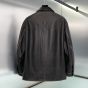 LOEWE Zip-up overshirt in nappa calfskin