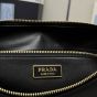 Prada Aimée large leather shoulder bag