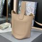 LOEWE Mini Pebble Bucket bag in soft grained calfskin