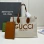Large tote bag with Gucci print