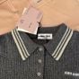 MIU MIU Wool and cashmere polo sweater