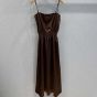 MIU MIU Long satin dress