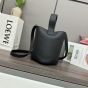LOEWE Mini Pebble Bucket bag in soft grained calfskin