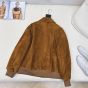 MIU MIU Suede blouson jacket