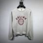 celine blason loose sweatshirt in cotton fleece