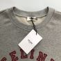 celine blason loose sweatshirt in cotton fleece