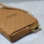 YSL GABY zipped pouch in quilted lambskin