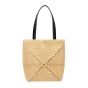 LOEWE Puzzle Fold Tote in raffia