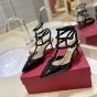 Valentino PATENT ROCKSTUD PUMPS WITH MATCHING STRAPS AND STUDS 