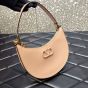 Valentino MINI VLOGO SIGNATURE GRAINY CALFSKIN HOBO BAG