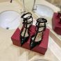 Valentino PATENT ROCKSTUD PUMPS WITH MATCHING STRAPS AND STUDS 