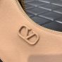Valentino MINI VLOGO SIGNATURE GRAINY CALFSKIN HOBO BAG