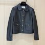 Celine jacket with Claudine collar in soft lambskin