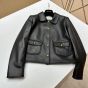 Celine jacket with Claudine collar in soft lambskin