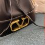 Valentino MINI BUCKET BAG IN NAPPA WITH VLOGO SIGNATURE CHAIN