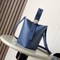 LOEWE Mini Pebble bucket in smooth calfskin