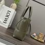 LOEWE Mini Puzzle Fold tote in shiny calfskin