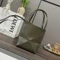 LOEWE Mini Puzzle Fold tote in shiny calfskin