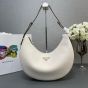 Prada Arqué large leather shoulder bag