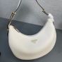 Prada Arqué large leather shoulder bag