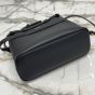 Prada Buckle medium leather handbag with double belt