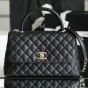 CHANEL Large Flap Bag with Top Handle
