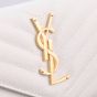 YSL CASSANDRE MATELASSÉ LARGE FLAP WALLET IN GRAIN DE POUDRE LEATHER