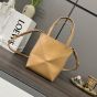 LOEWE Mini Puzzle Fold tote in shiny calfskin