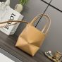 LOEWE Mini Puzzle Fold tote in shiny calfskin