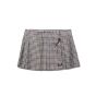 Prada Checked wool miniskirt