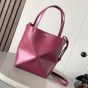 LOEWE Mini Puzzle Fold tote in shiny calfskin