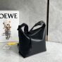 LOEWE Small Cubi crossbody bag in supple smooth calfskin and jacquard
