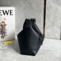 LOEWE Small Cubi crossbody bag in supple smooth calfskin and jacquard