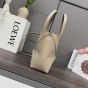 LOEWE Mini Puzzle Fold tote in shiny calfskin