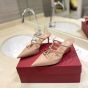 Valentino ROCKSTUD WISPY CALFSKIN MULE