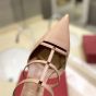 Valentino ROCKSTUD WISPY CALFSKIN MULE