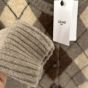 Celine cardigan in argyle alpaca wool