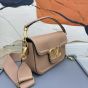 VALENTINO GARAVANI ALLTIME GRAINY CALFSKIN SHOULDER BAG