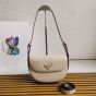 Prada Arqué leather shoulder bag with flap