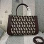 Valentino MEDIUM VLOGO SIGNATURE TOILE ICONOGRAPHE HANDBAG