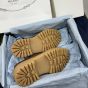 Prada Laced leather loafers