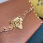 Valentino SMALL ROCKSTUD GRAINY CALFSKIN CROSSBODY BAG